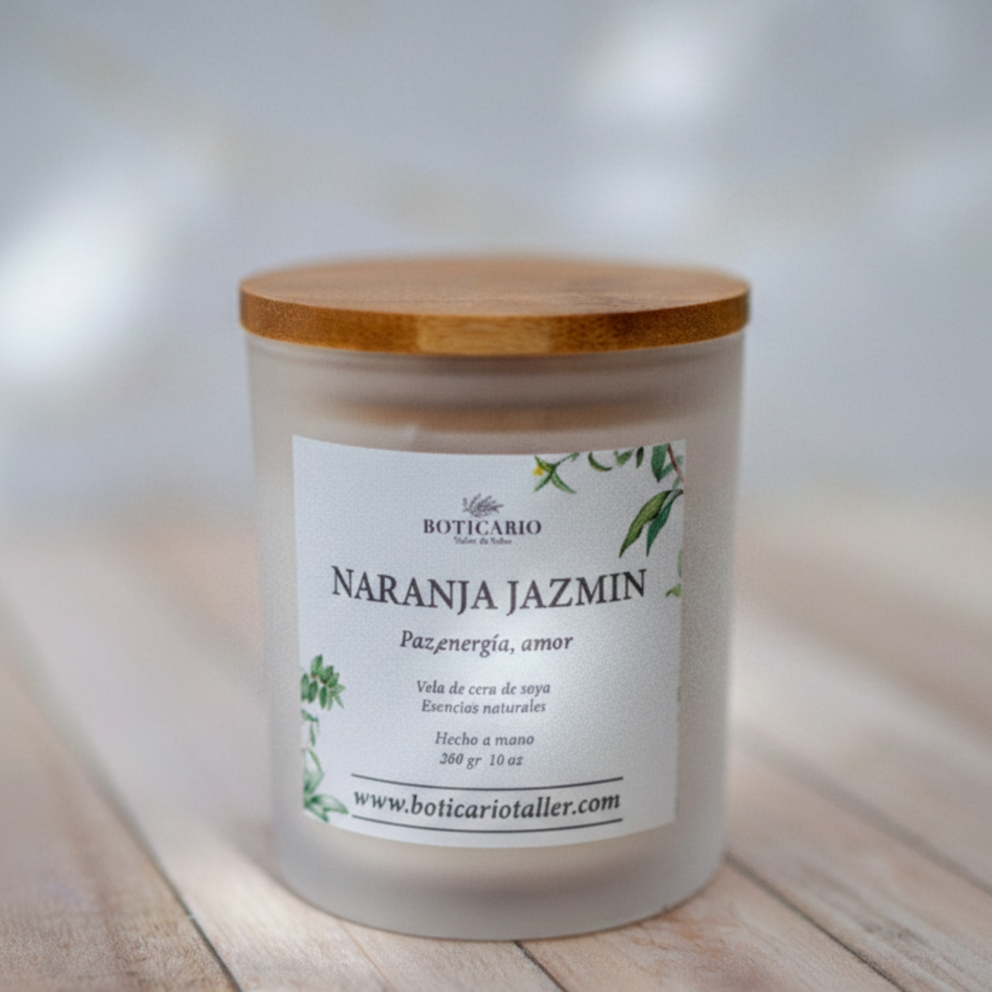 Vela con intención Soya