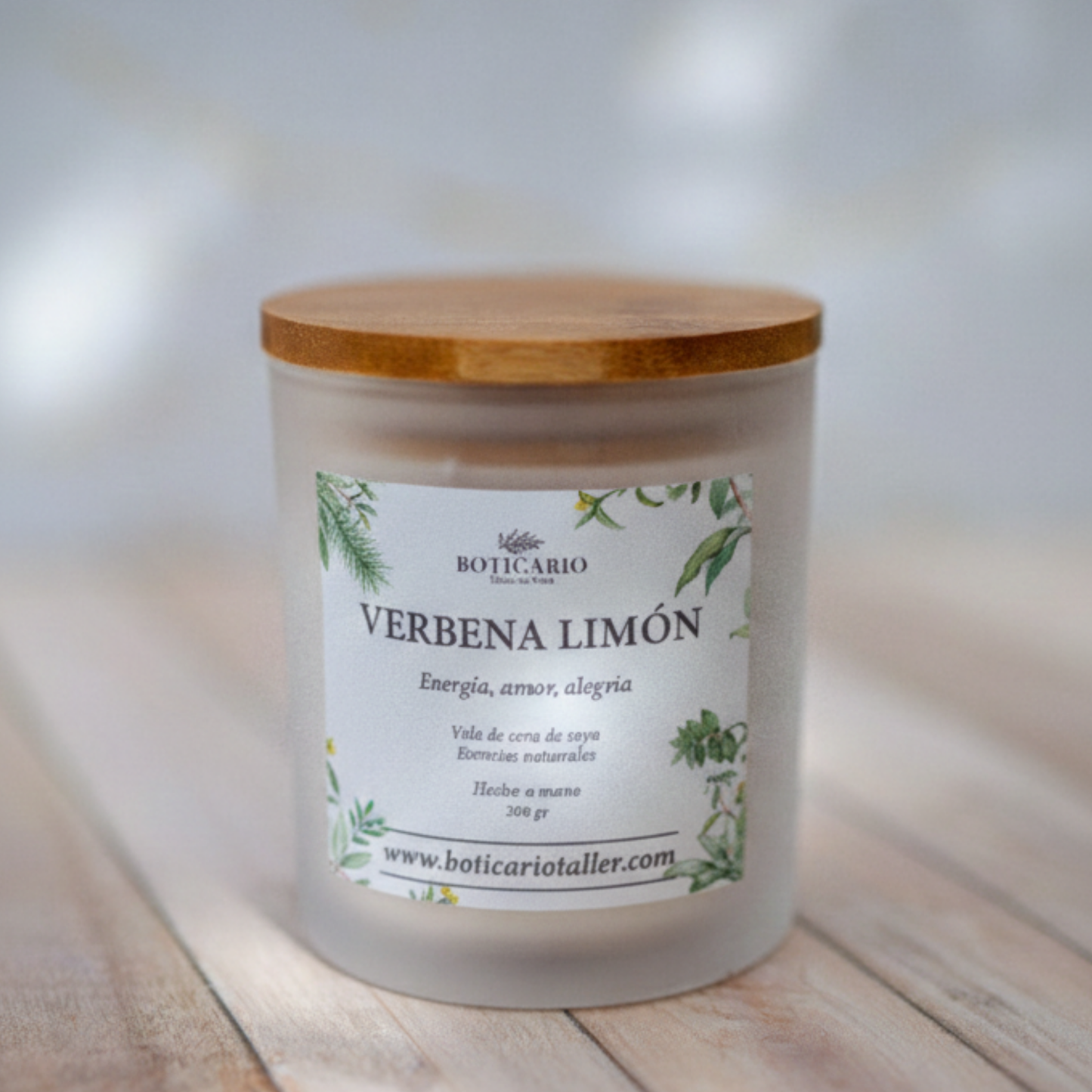 Vela con intención Soya