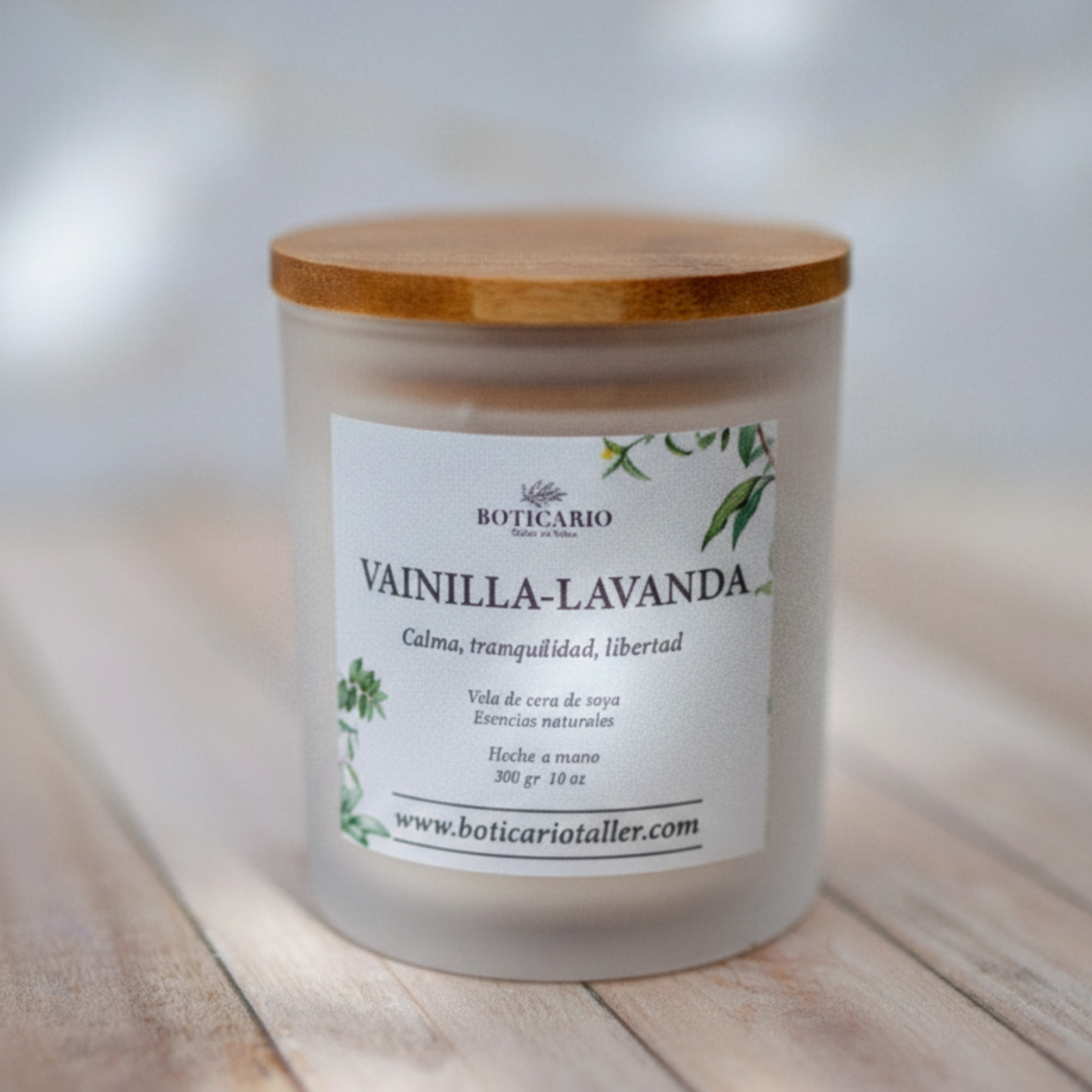 Vela con intención Soya