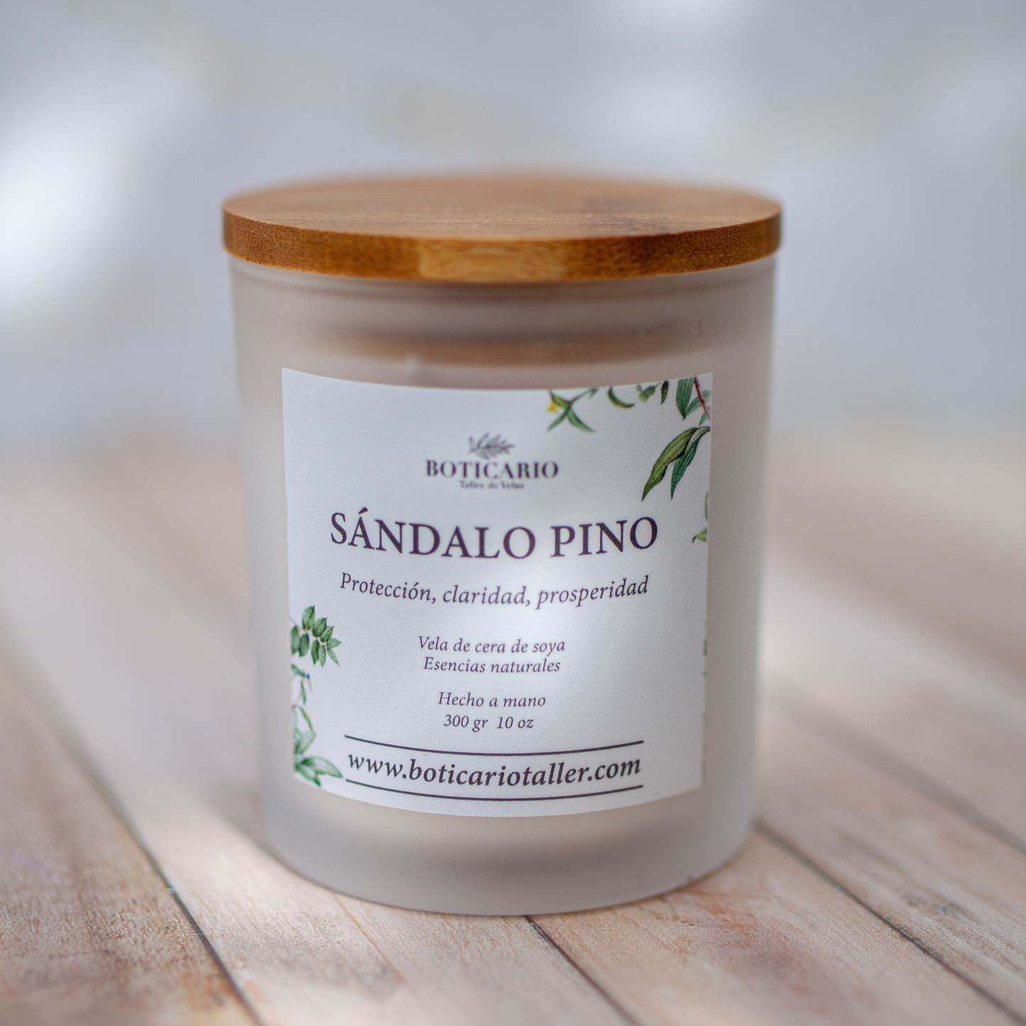 Vela con intención Soya